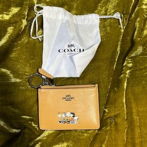Coach Peanuts Card Holder